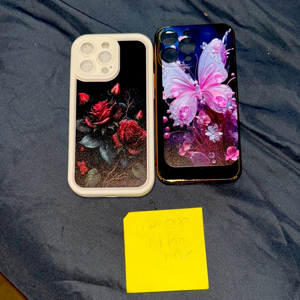 Floral and Butterfly iPhone 14 Pro Max Cases